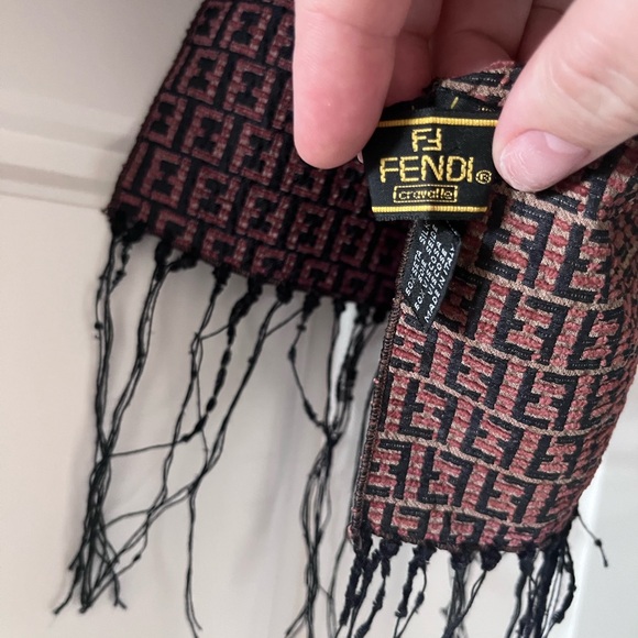 Vintage Fendi Silk Scarf - Picture 6 of 8